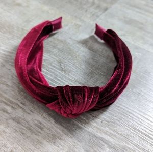 Knotted Velvet Headband